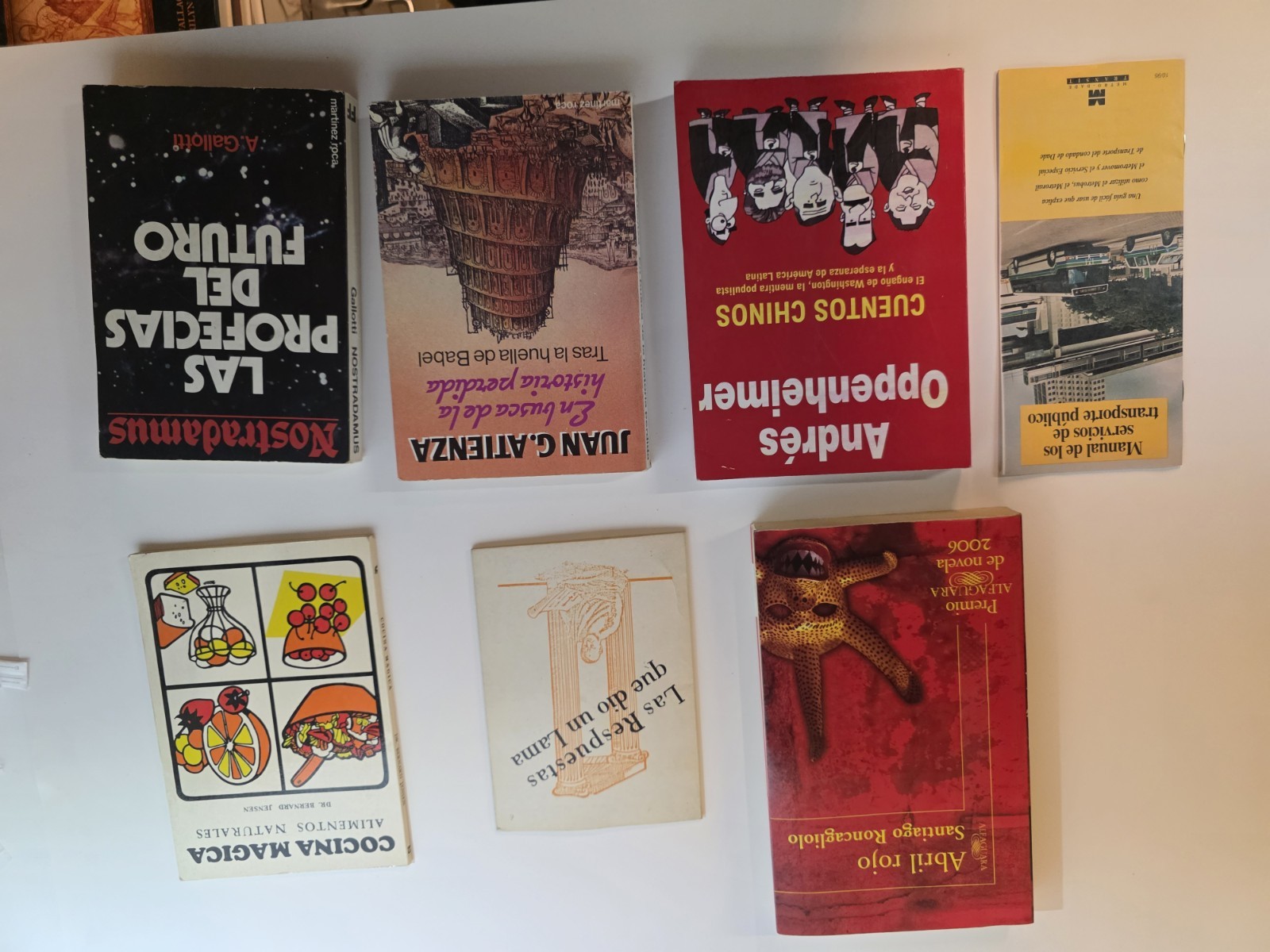Lot of 6 Spanish Books – Nostradamus, Juan G. Atienza, & More | Mixed Collection