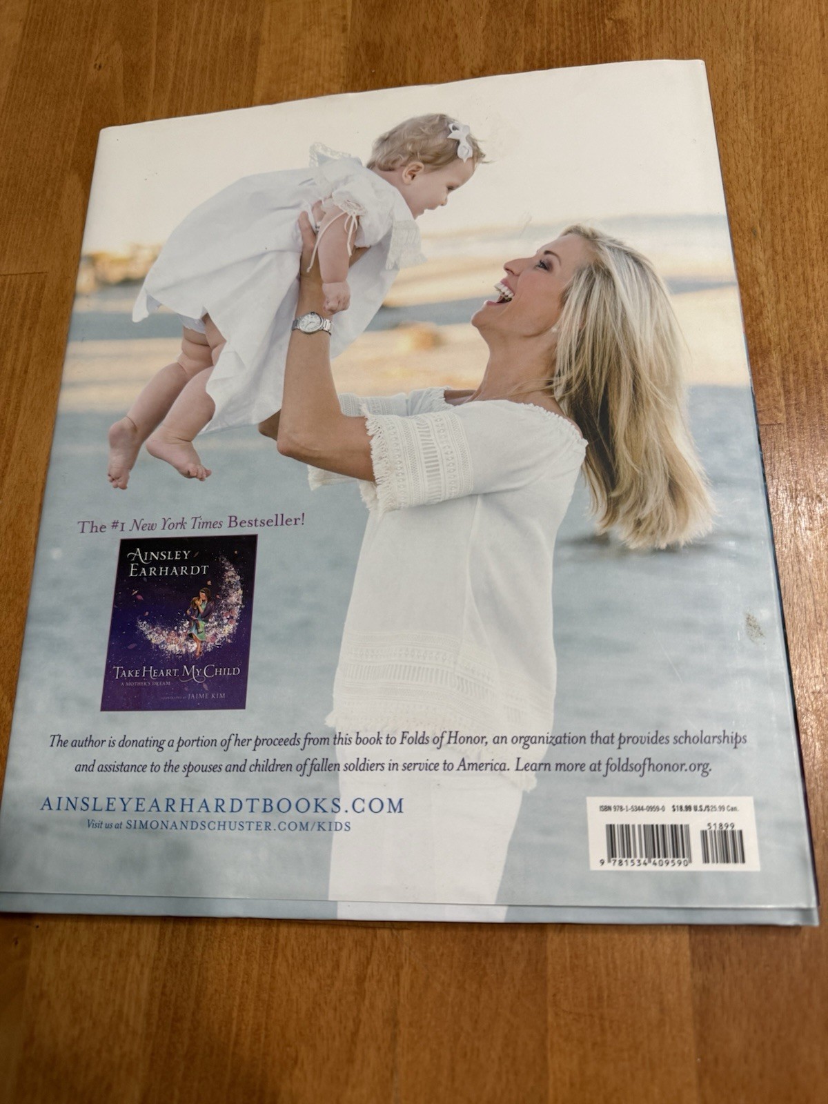 Ainsley Earhardt 2 Book Set Take Heart My Child & Through Your Eyes HC Bedtime