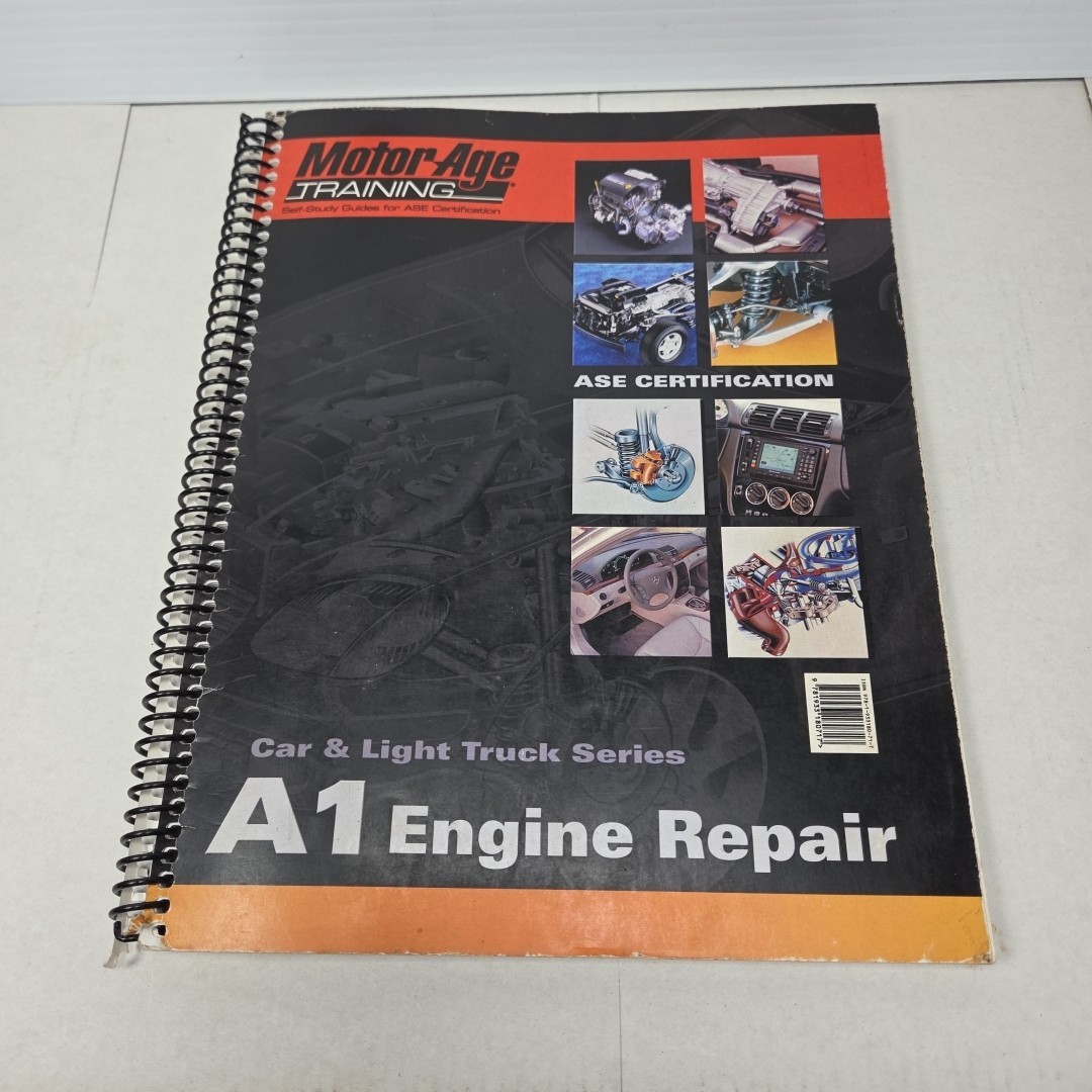 A1 Automotive Engine Repair : Motor Age Training Self-Study Guide Back Cover Rip