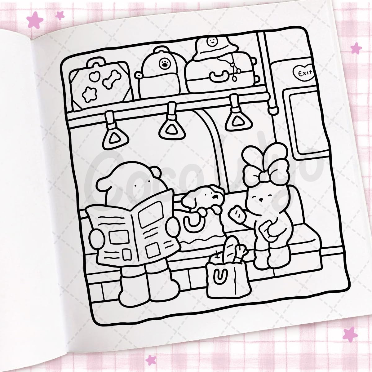 Cozy Days: Coloring Book for Adults and Kids (Cozy Spaces Coloring)