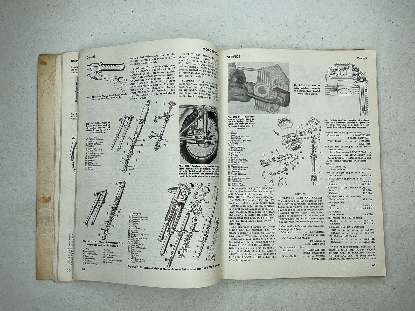 1972 Motorcycle 4-Stroke Service Manual 248 Pages MCS2-3 3rd Edition Vol. 2