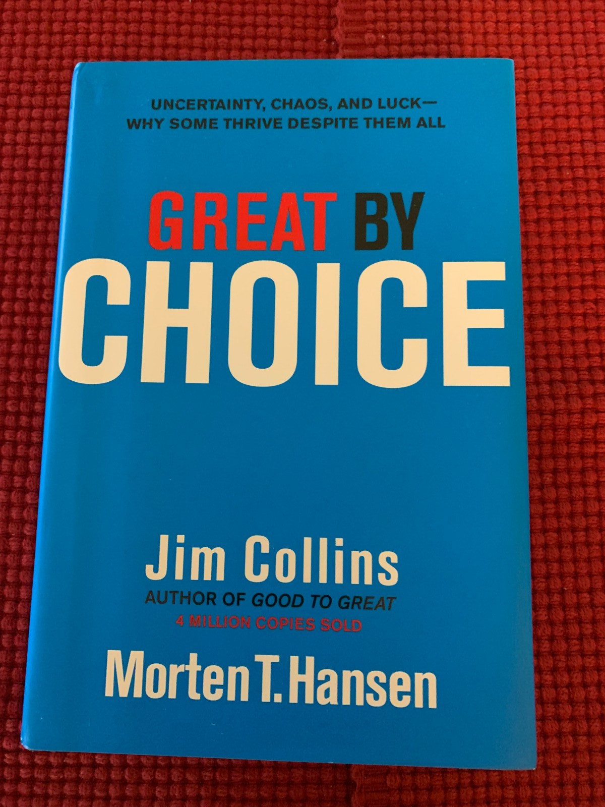 Great by Choice by Jim Collins Signed HC (2011)