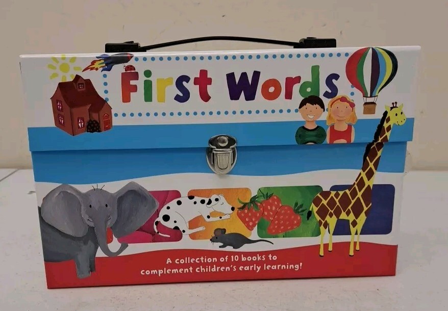 Set Of 10 Children’s Early Learning Board Books-First Words-UNUSED