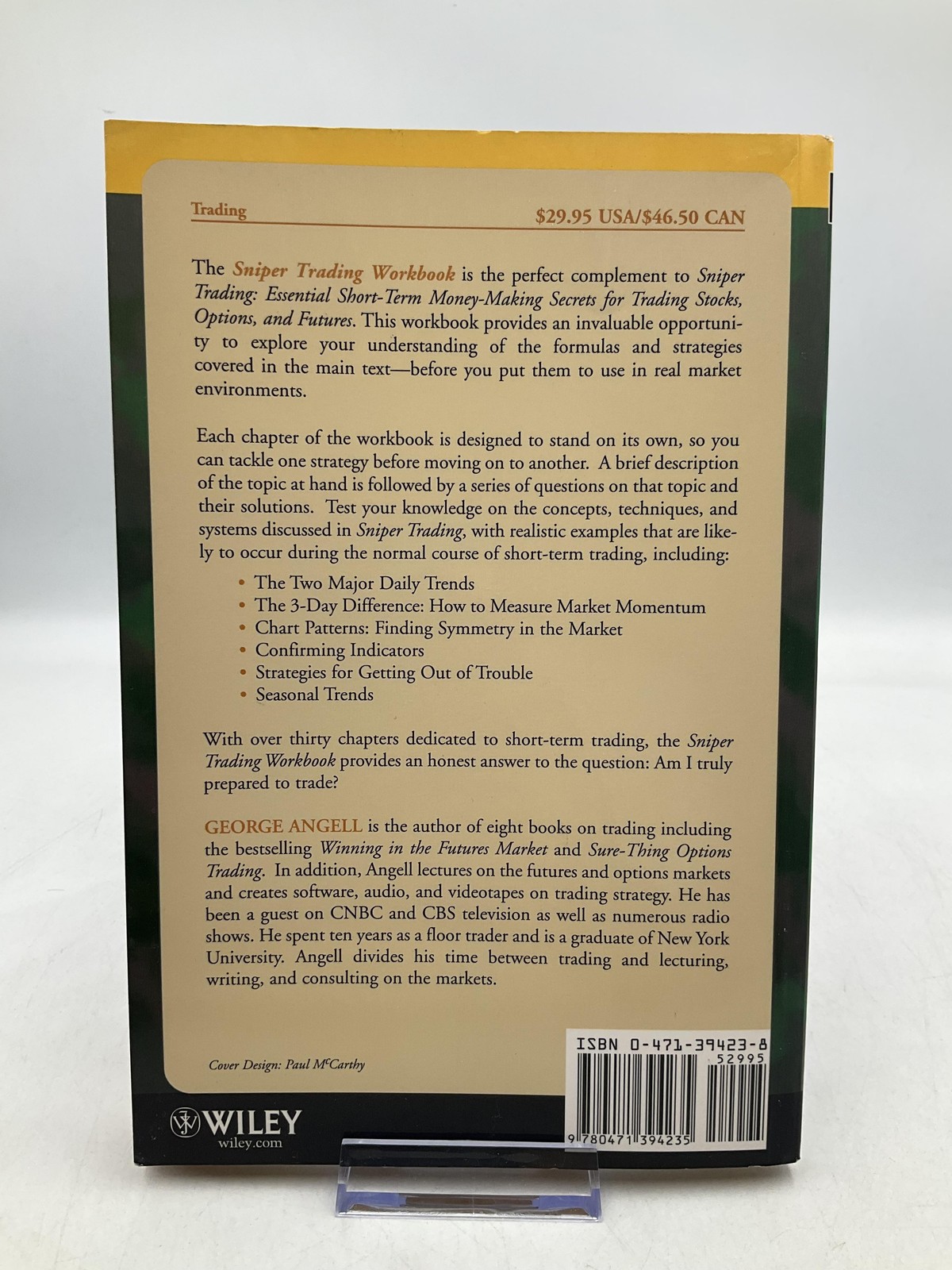 SNIPER TRADING WORKBOOK George Angell 2002 Trade Paperback John Wiley & Sons