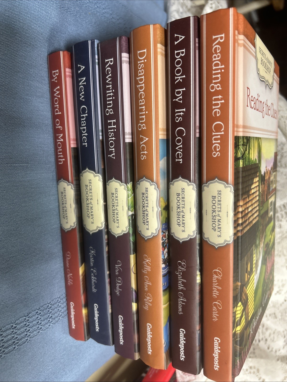 LOT OF 6 SECRETS OF MARY’S BOOKSHOP Mysteries HC 2012 Guideposts VGC