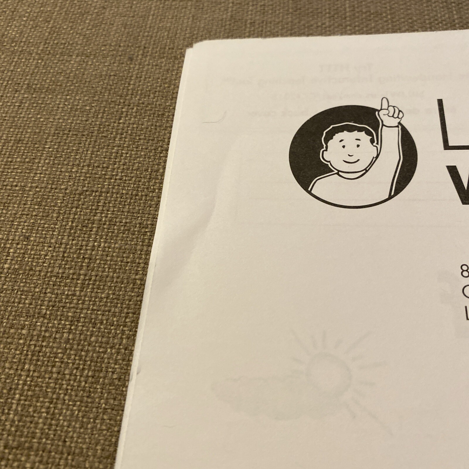 Learning Without Tears – Cursive Kickoff Student Workbook Like New