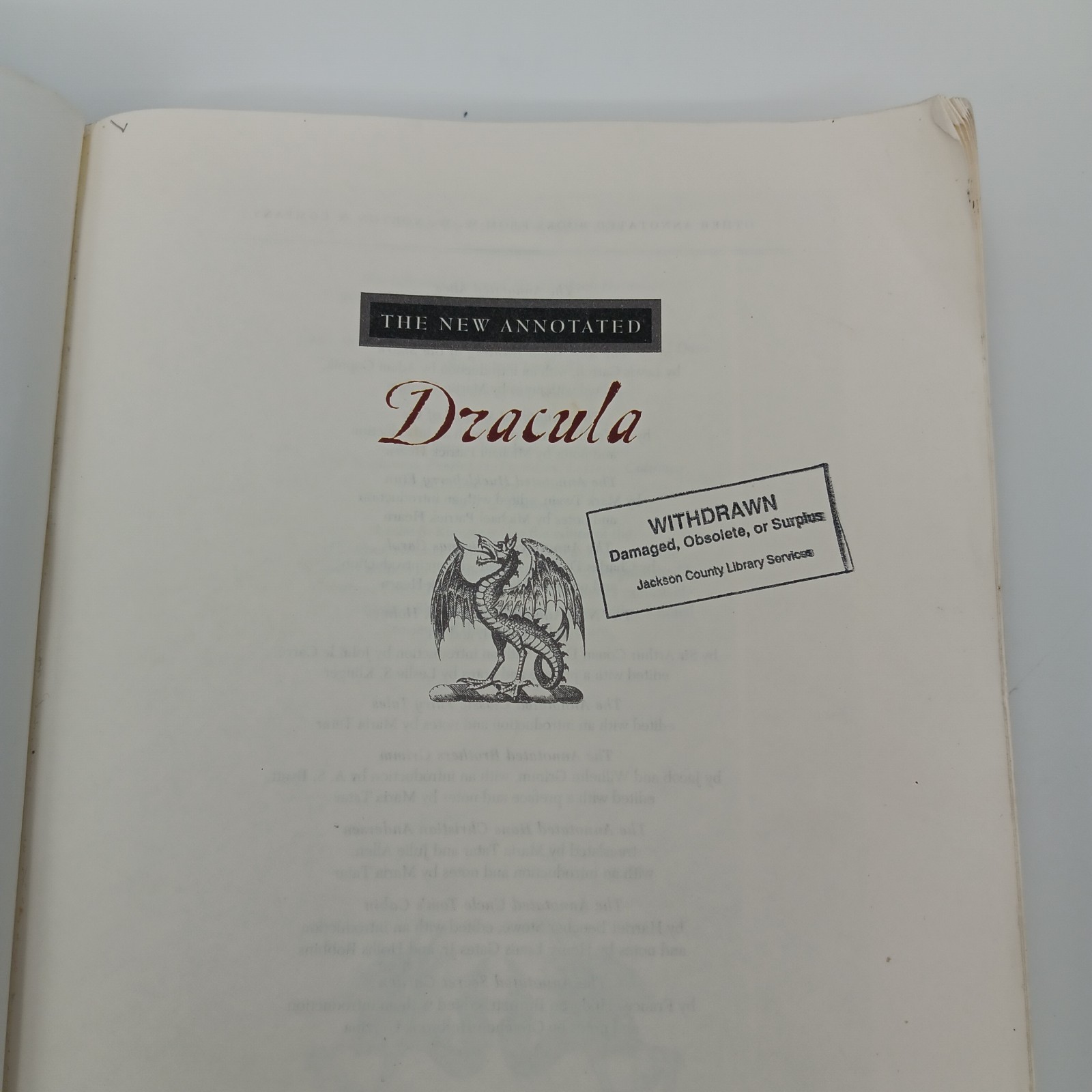 The New Annotated Dracula by Bram Stoker W. W. Norton Annotated Illustrated