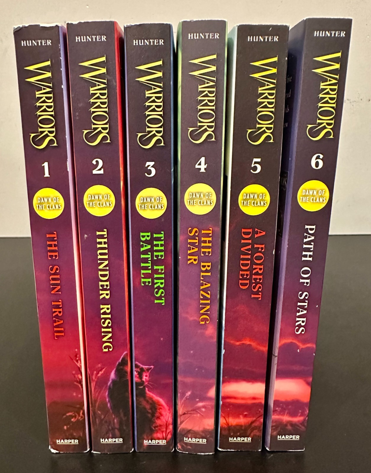 Warriors: Dawn of the Clans Complete 5th Book Series Volumes 1-6 by Erin Hunter