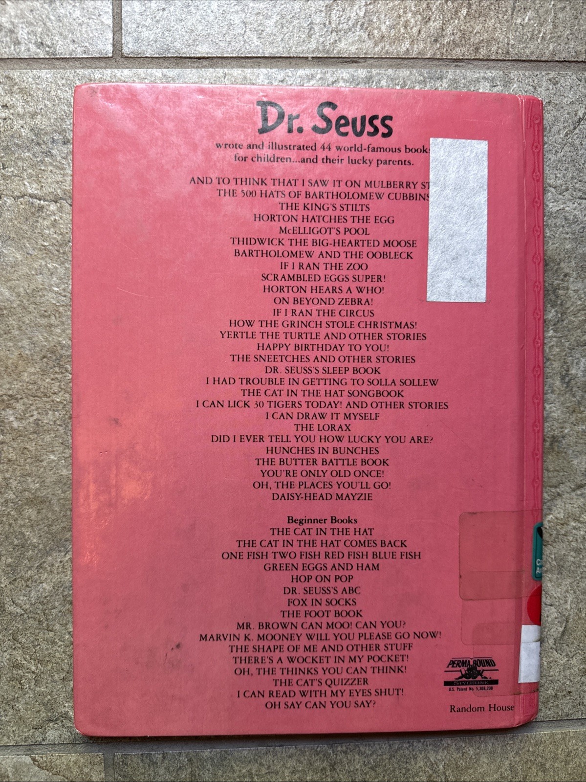 McElligot’s Pool by Dr. Seuss (Library Binding)