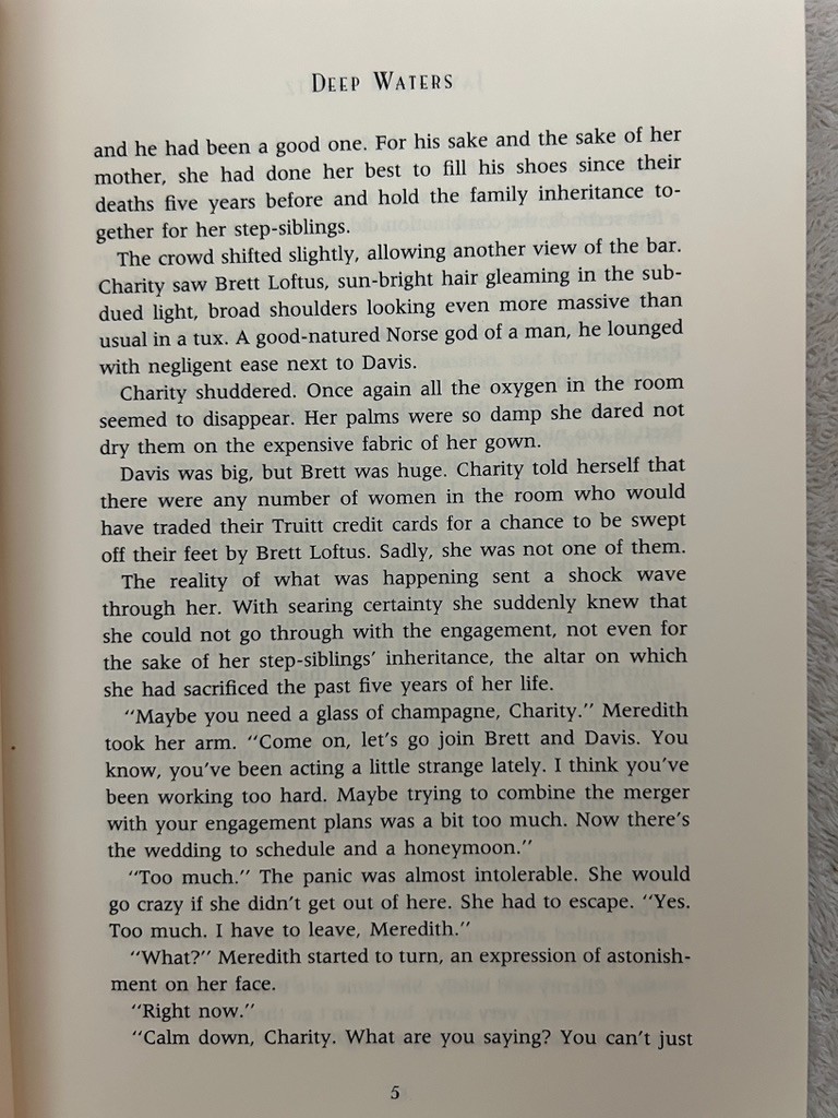 Jayne Ann Krentz, Deep Waters; Whispering Springs: Light in the Shadow