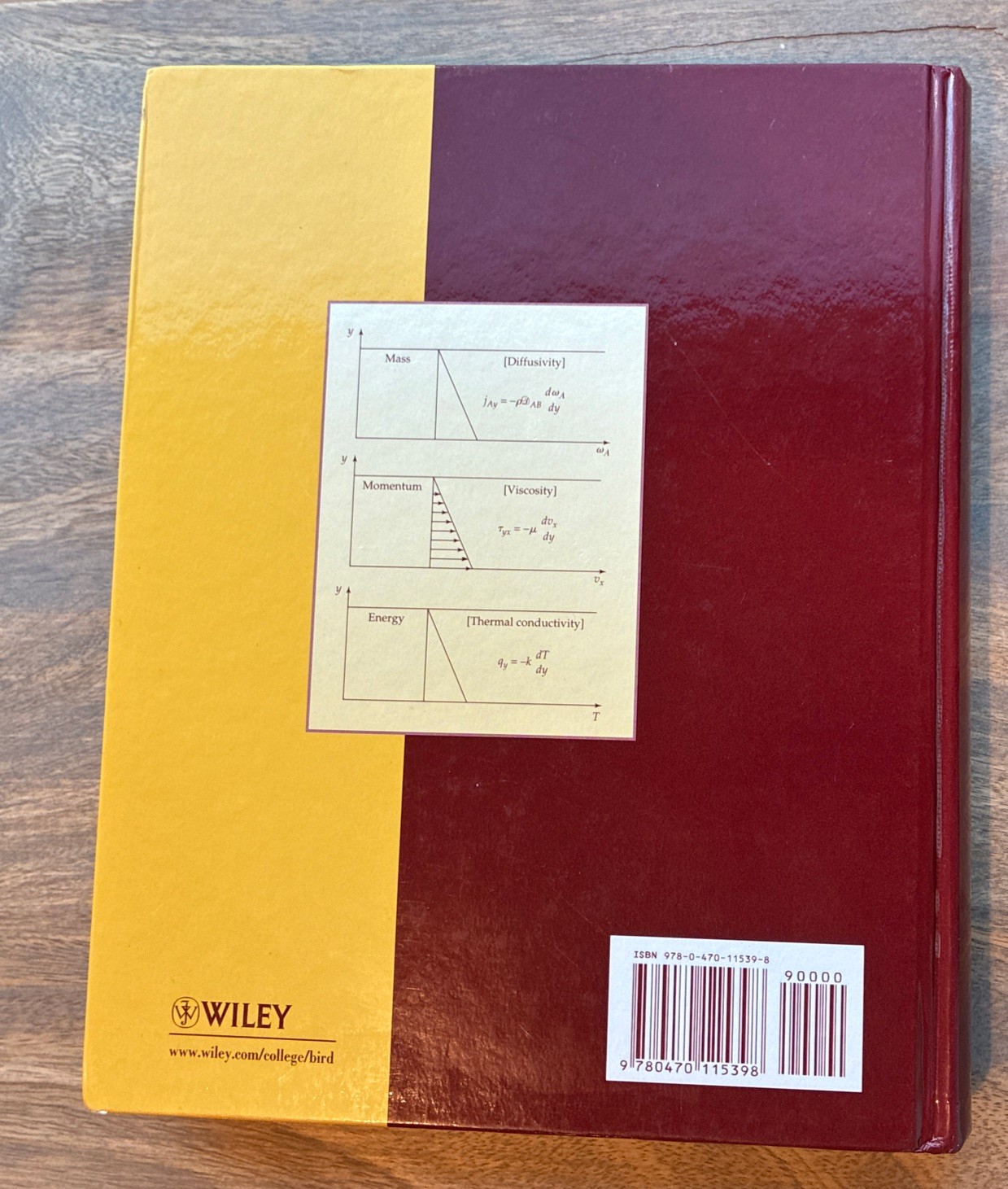 Transport Phenomena Revised Second Edition Textbook by Bird, Stewart, Lightfoot