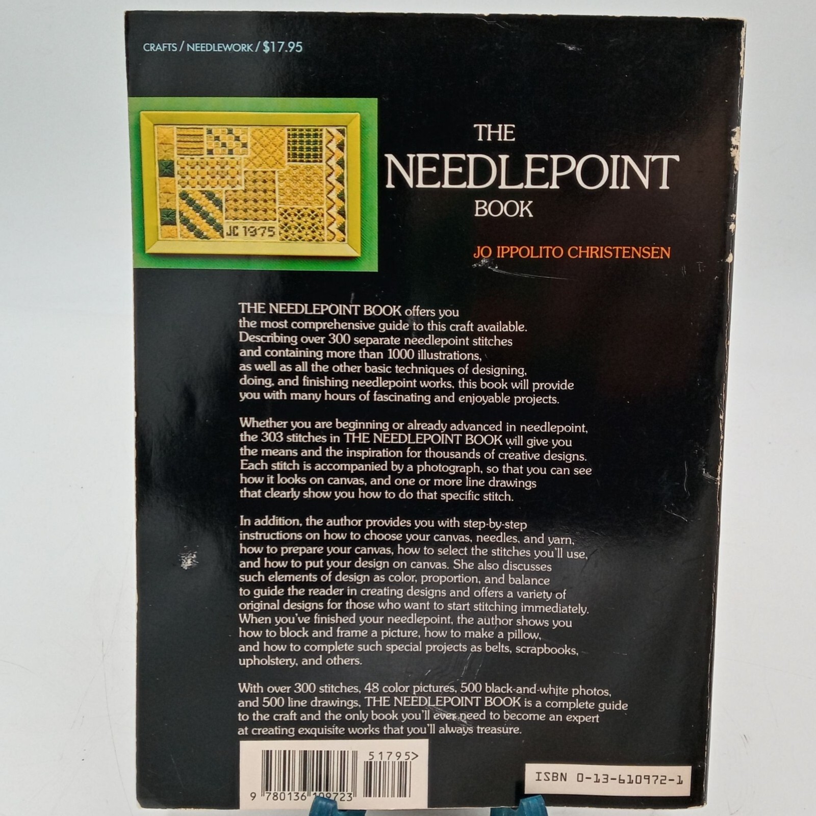 Needlepoint Book 303 Stitches With Patterns and Projects Textile Art Crafting