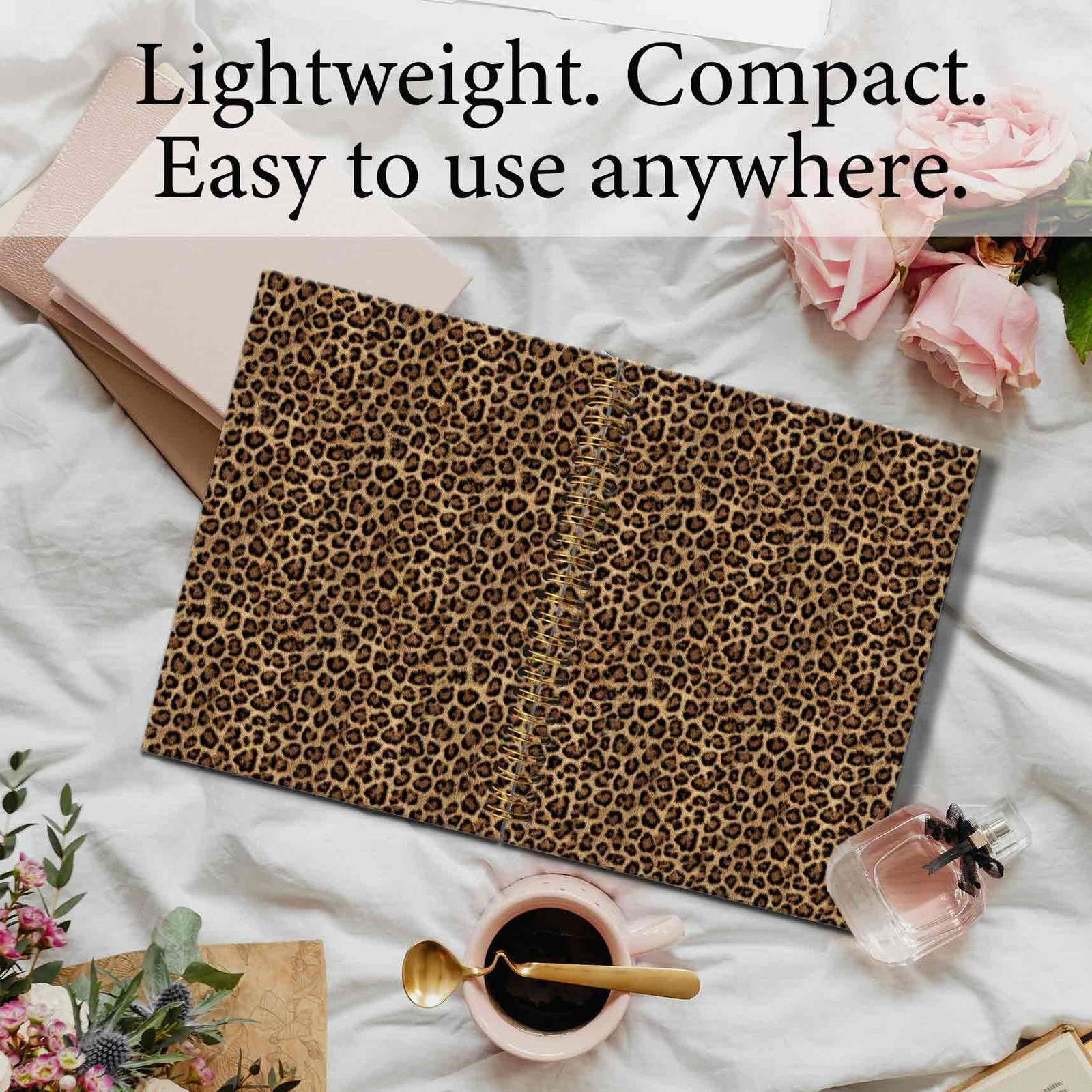 Leopard Notebook Journal 5.5×8.3in, Cheetah Print Journal for Writing, Cheeta…