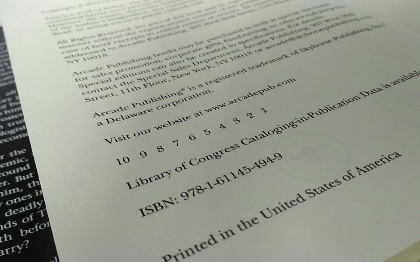 Inscribed & Signed The Calypso Directive: A Novel