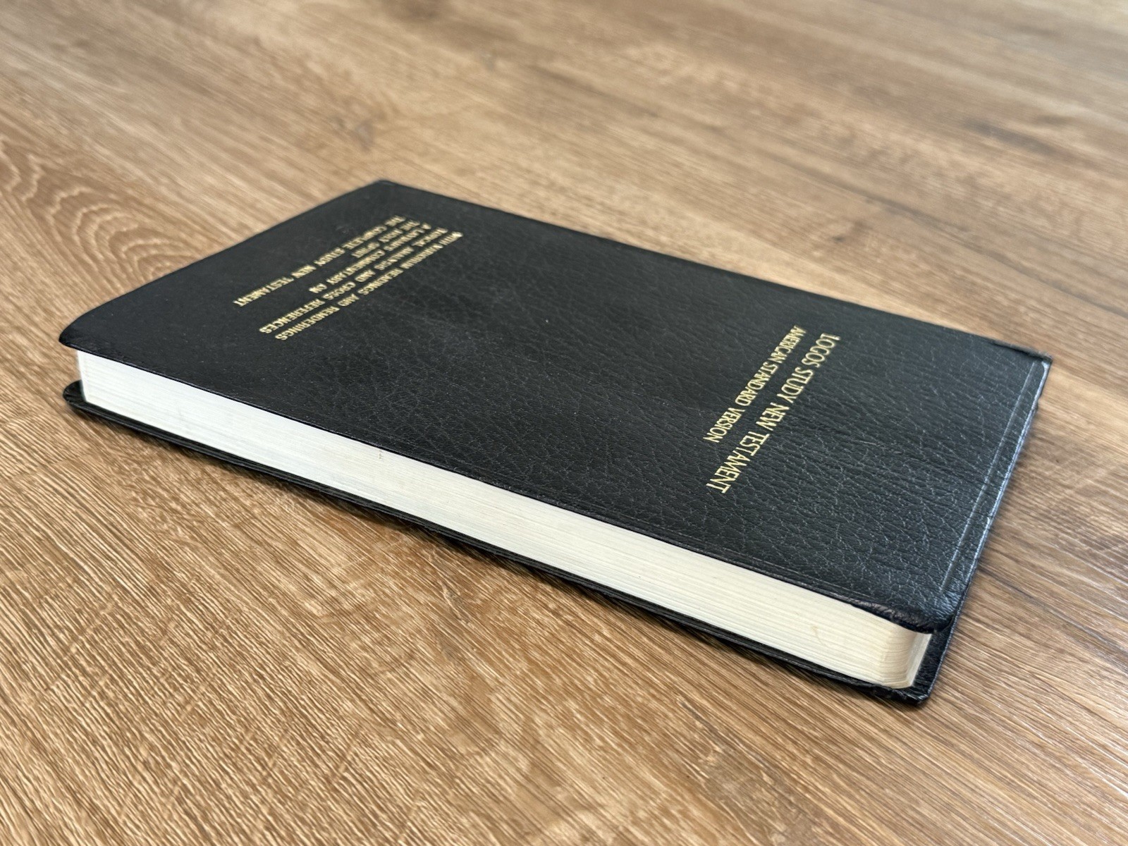 Logos Study New Testament Bible American Standard ASV Bonded Leather 1987