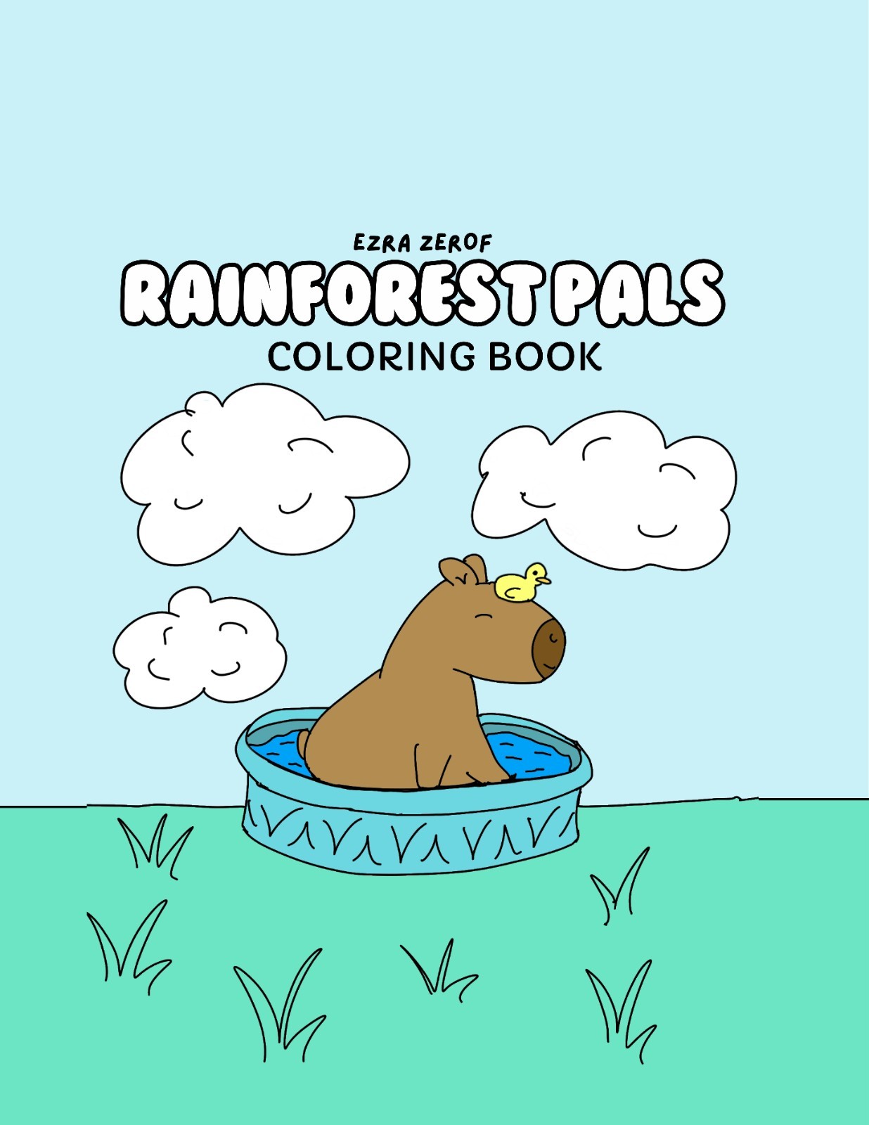 Rainforest Pals Coloring Book 20 Coloring Pages on 150gsm Paper