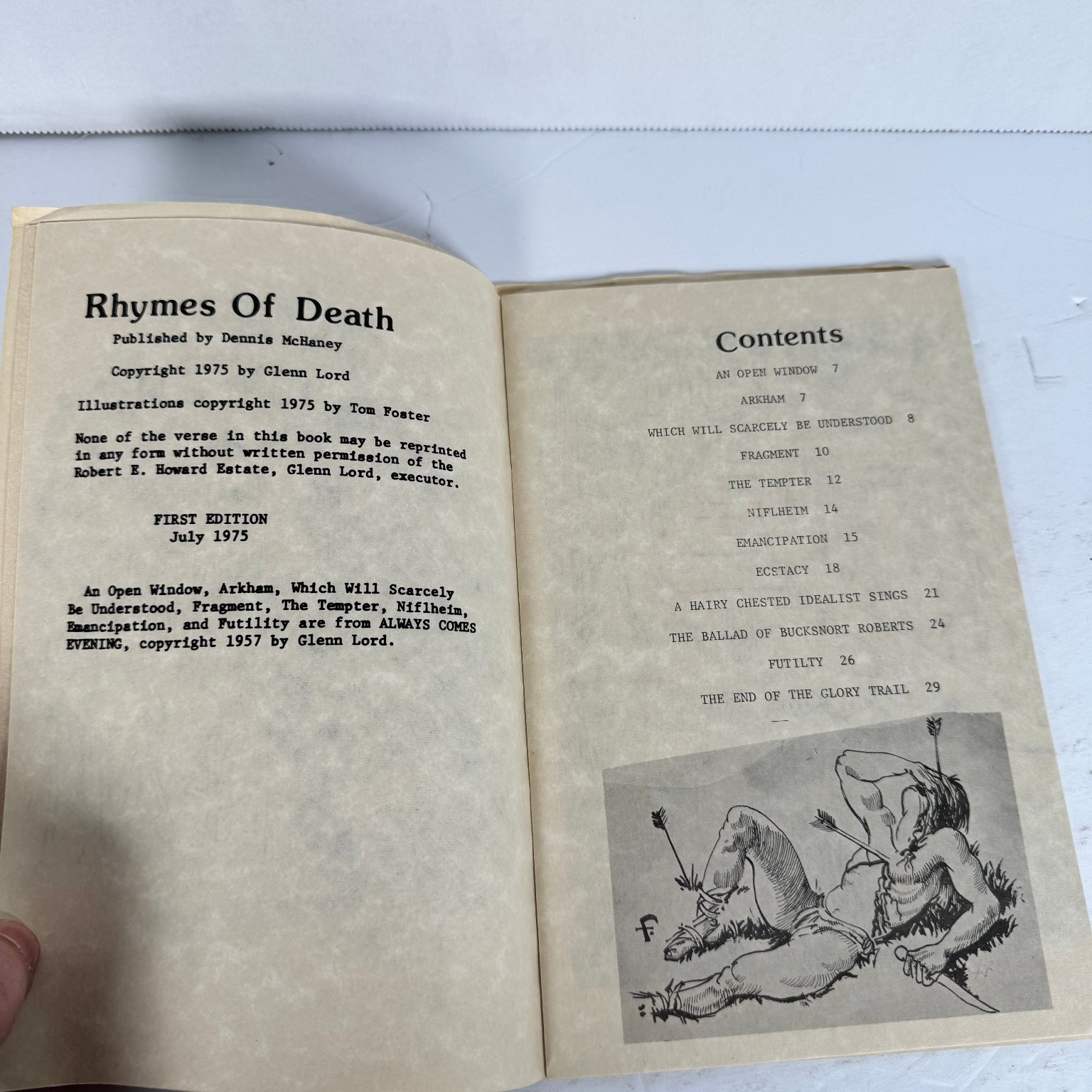 Robert E Howard 1975 Chapbooks Lot Rhymes of Death Grey God McHaney