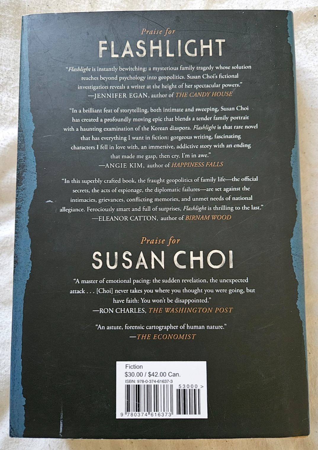 Flashlight by Susan Choi Signed on the Title Page First Edition