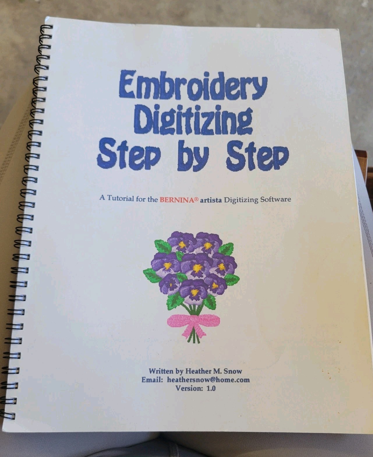 BERNINA Version 1.0 Embroidery Digitizing Step By Step Insytuctions Tutorial