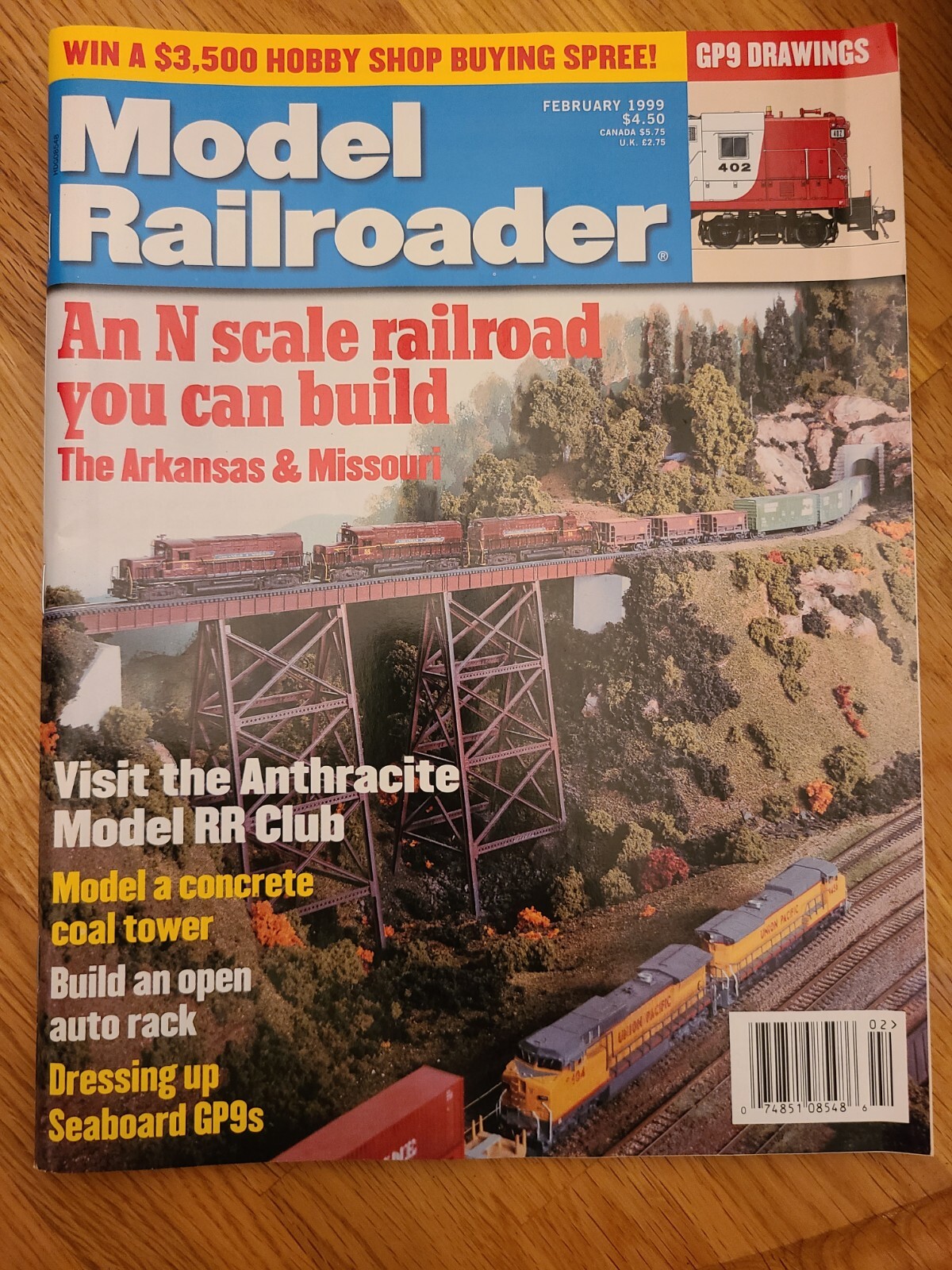 Model Railroader Magazine February 1999