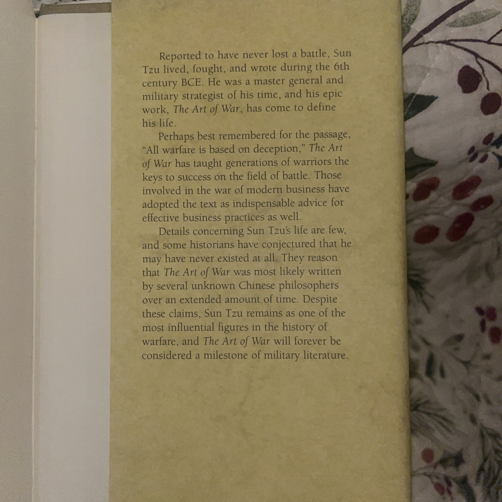The Art of War Sun Tzu Sweetwater Press 2006 By Cliff Road Books HCDJ