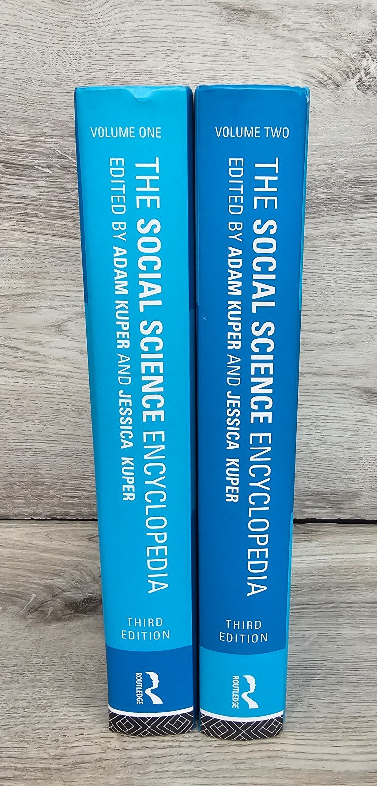 The Social Science Encyclopedia HC Volumes 1 & 2 by Adam & Jessica Kuper
