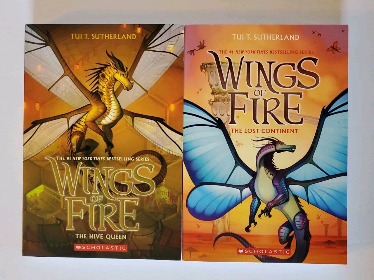 Lot Set of Wings of Fire Pb Books 1-14 by Tui T. Sutherland Scholastic Fantasy