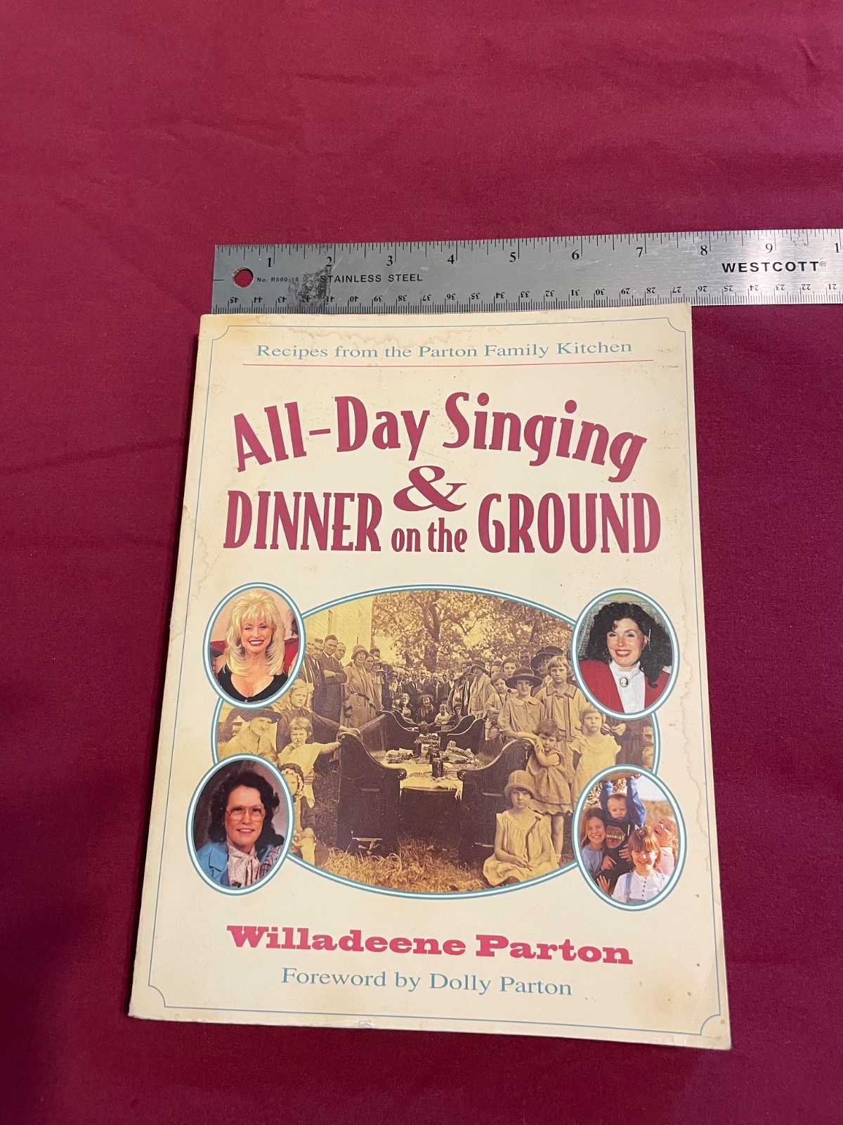 SIGNED All-Day Singing & Dinner on the Ground COOKBOOK Willadeene & Dolly Parton