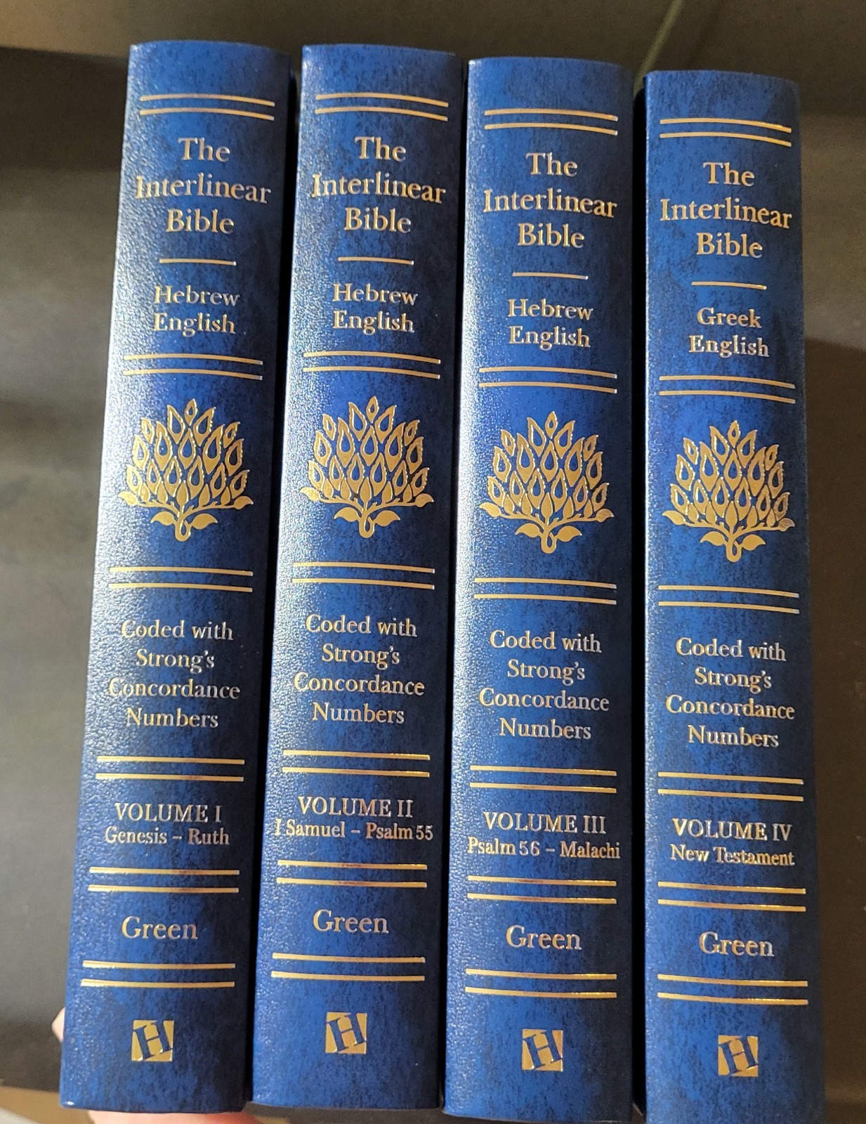 The Interlinear Bible Hebrew- HC 4 Book Set – Hebrew, Greek, English