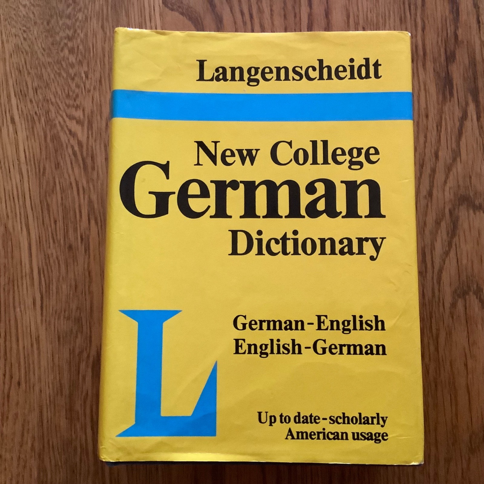 Langenscheidt New College German Dictionary: Ger-Eng & Eng-Ger 759 pgs hardcover