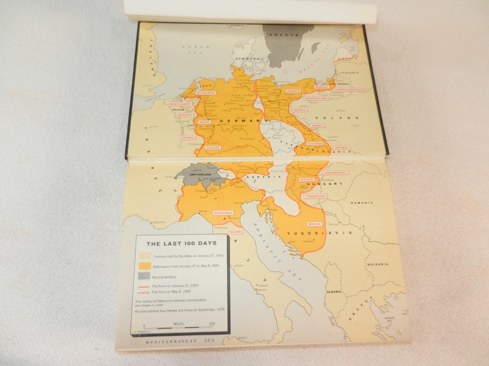 WW II Final days on all fronts in Europe “THE LAST 100 DAYS” by John Toland