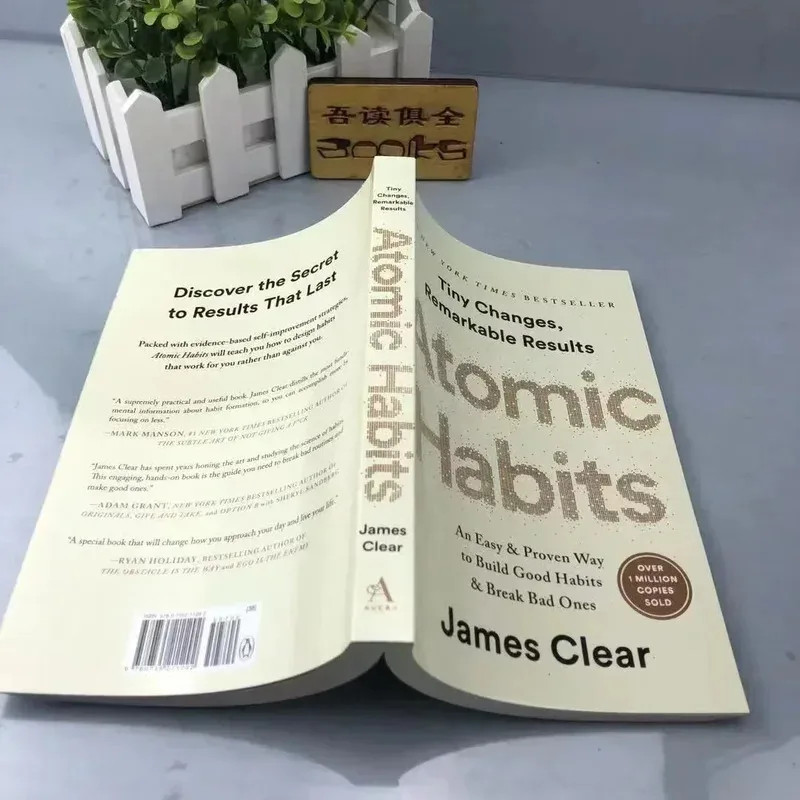 Atomic Habits James Clear Book Build Good Habits Break Bad Ones Self Improvement