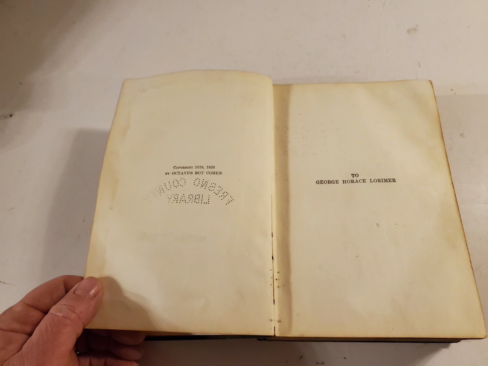 Highly Colored by Octavus Roy Cohen,Dodd Mead and Company, 1921,2nd Edition,B175