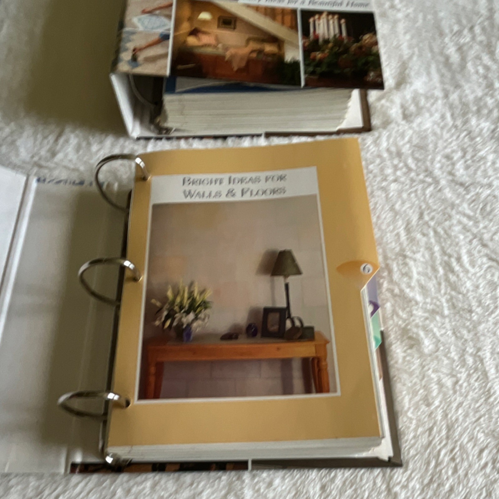 Ring/Wire Bound Creative Home Decorating Guide Book by Compilation, English
