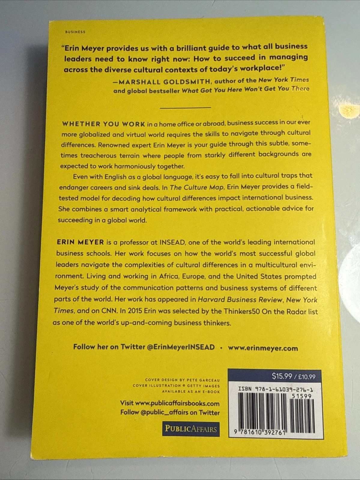 The Culture Map : Decoding How People Think – Free Shipping