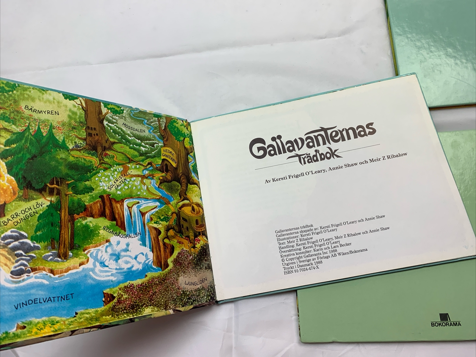 Gallavanternas Tradbok Barbok Av Kersti Frigell Swedish Lot Of 3 Children’s Book