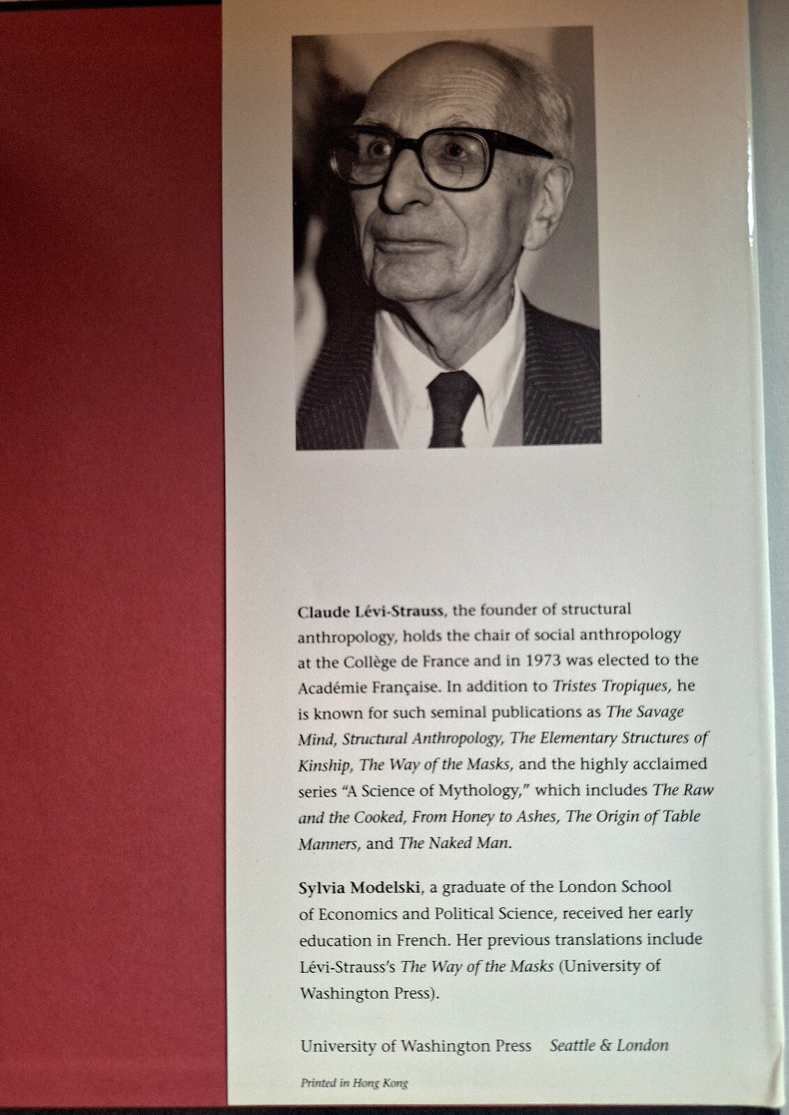 Claude Levi-Stauss SAUDADES DO BRASIL – A Photographic Memoir HC DJ 1995