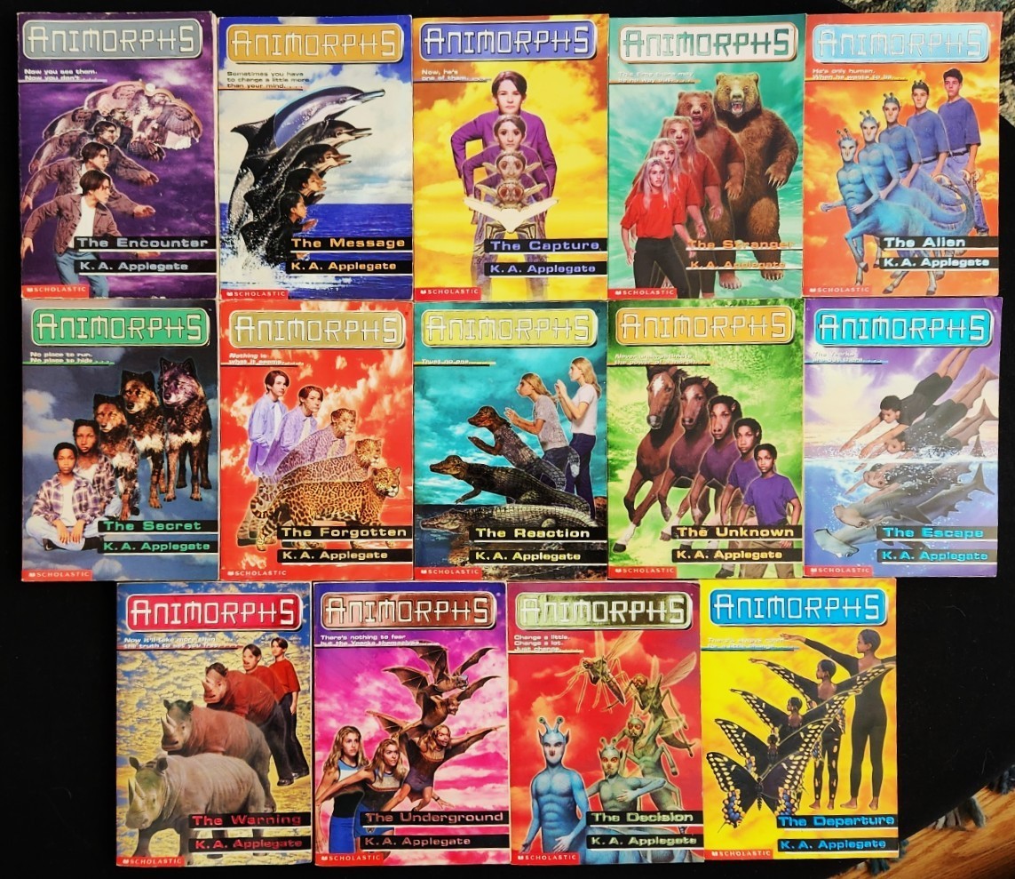 K.A. Applegate~Lot 28 PB~Animorphs 1990-2000’s Book Series 2-34 Range (See List)