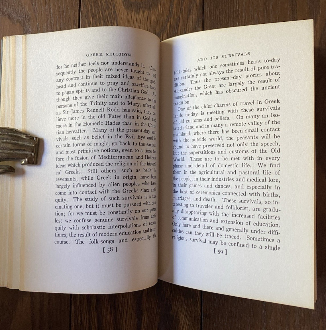 Greek Religion and Its Survivals 1963 Walter Hyde Cooper Square Hardcover