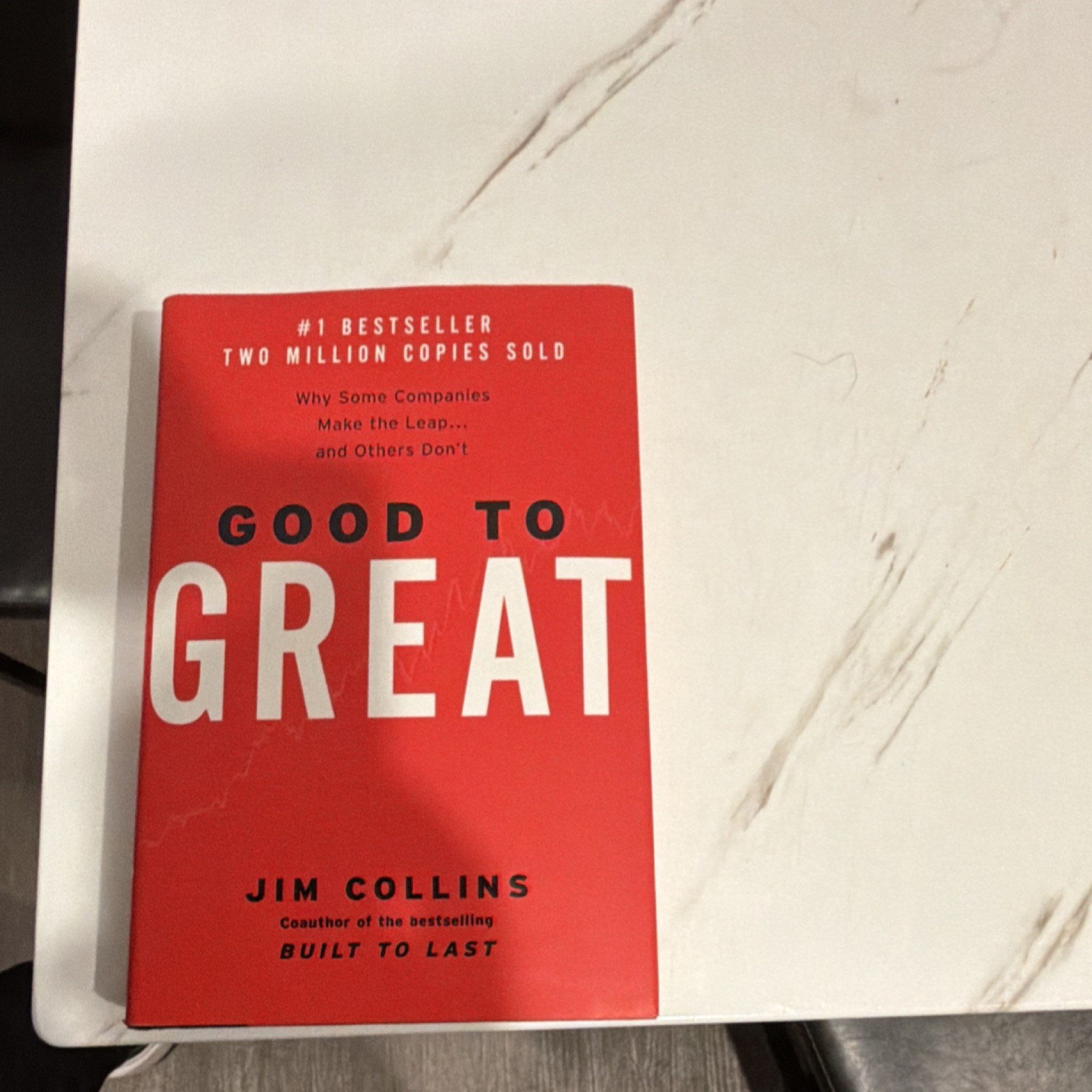 Good to Great Jim Collins Hardcover Leadership Management Business Development