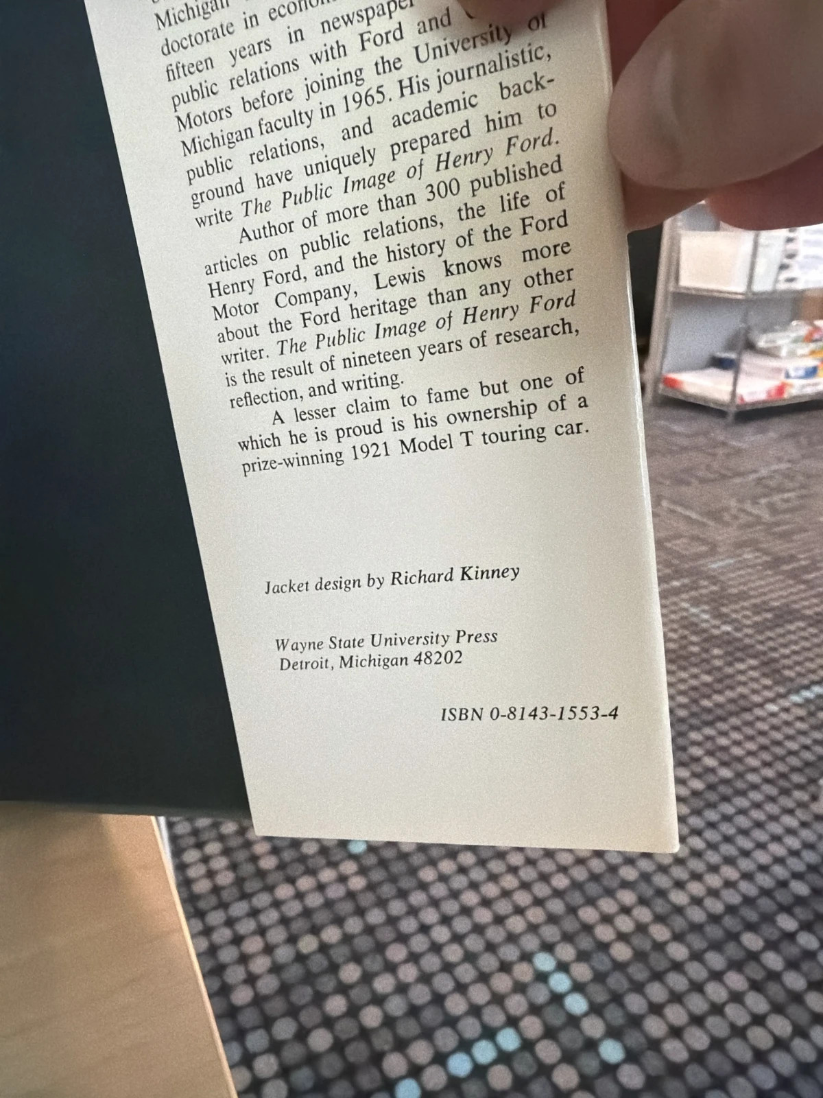 The Public Image of Henry Ford: An American Folk Hero and His Company HC 1976
