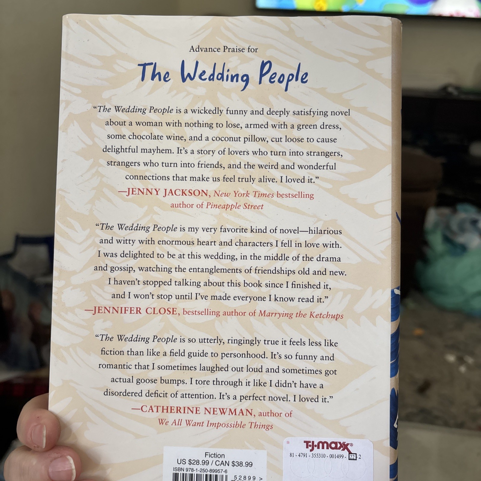 The Wedding People by Alison Espach Hardcover Book