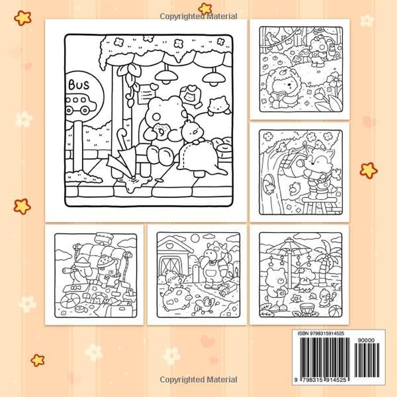Little Cuddles by Coco Wyo: Coloring Book for Adults and Teens | Paperback