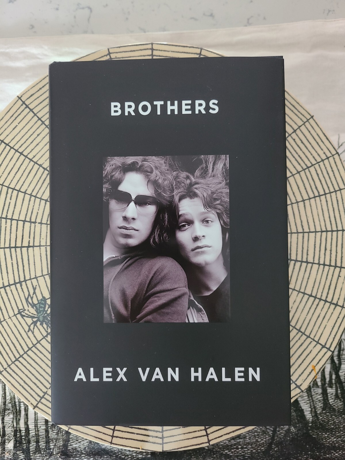Alex Van Halen SIGNED BOOK Brothers UK FIRST EDITION Hardcover IN-HAND
