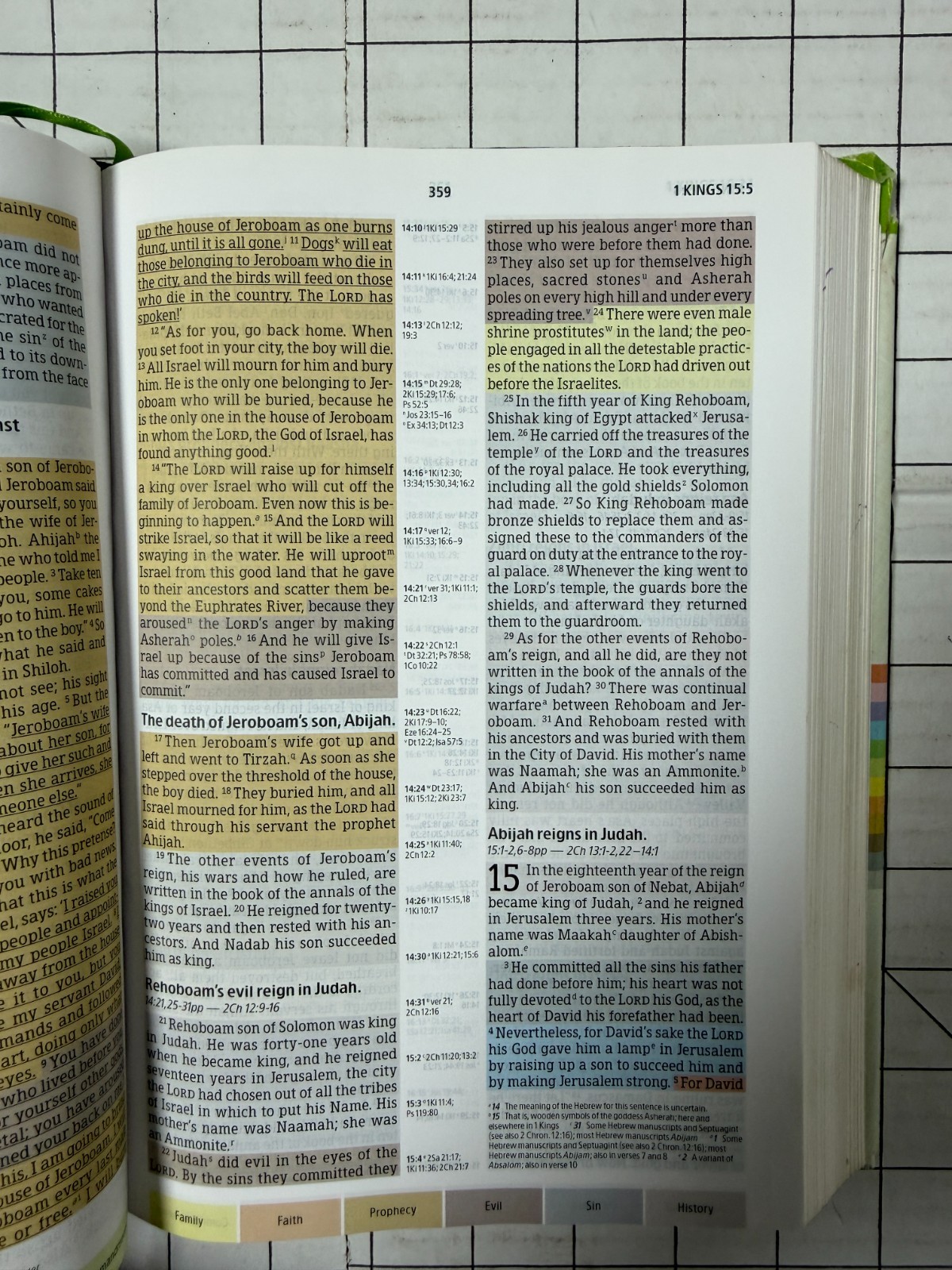 Holman Rainbow Study Bible NIV Edition 2015, HC/DJ Color Coded Ships Fast