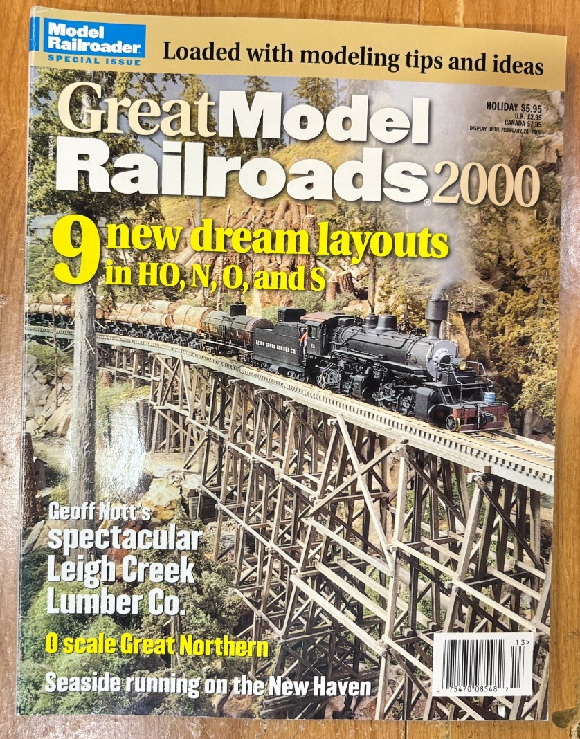 Model Railroader Magazine Presents Great Model Railroads 2000