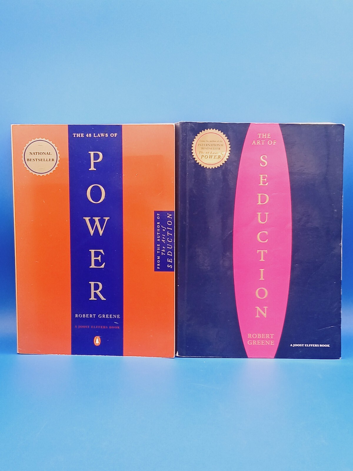 48 Laws of Power + The Art Of Seduction by Robert Greene (2 PBs)..