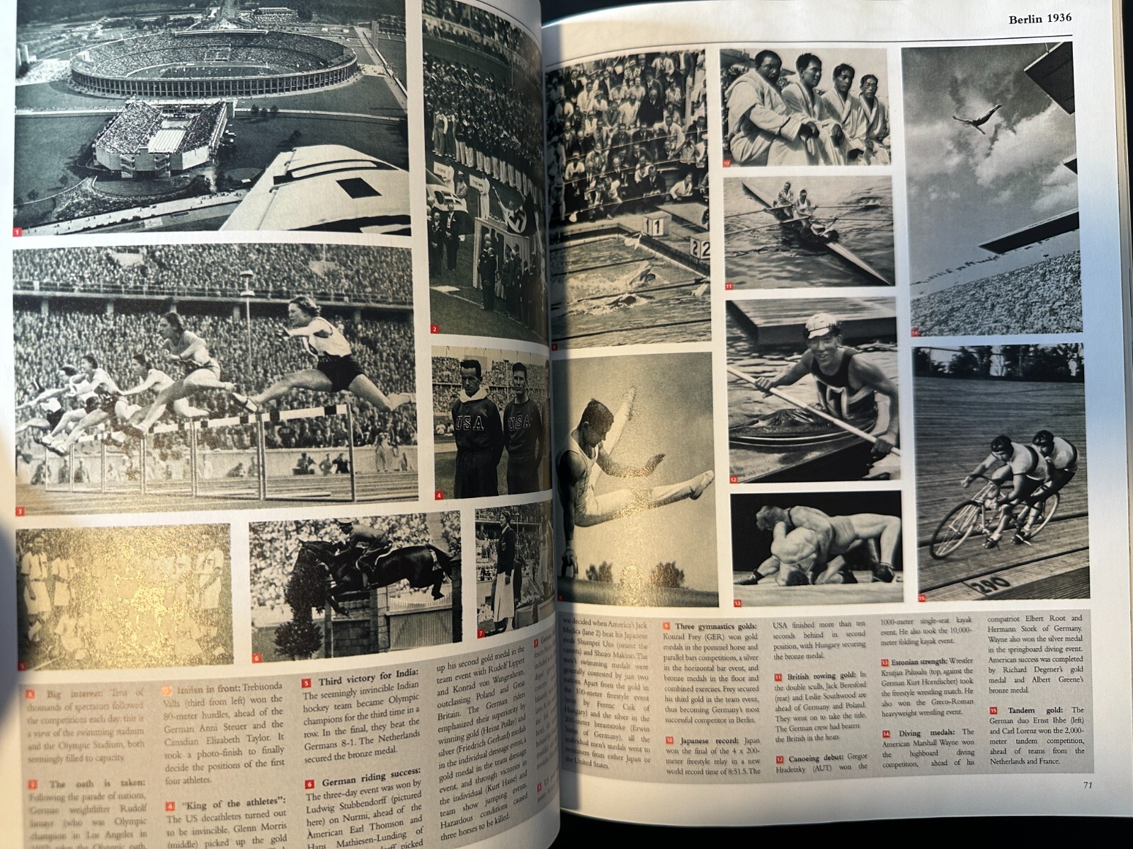 Vintage Olympics Book Bundle – 2 Hardcovers (536 Total Pages) – See description