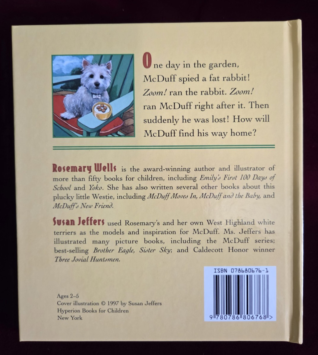 McDuff & Friends Board Book Boxed Set Rosemary Wells Susan Jeffers w/ Stickers