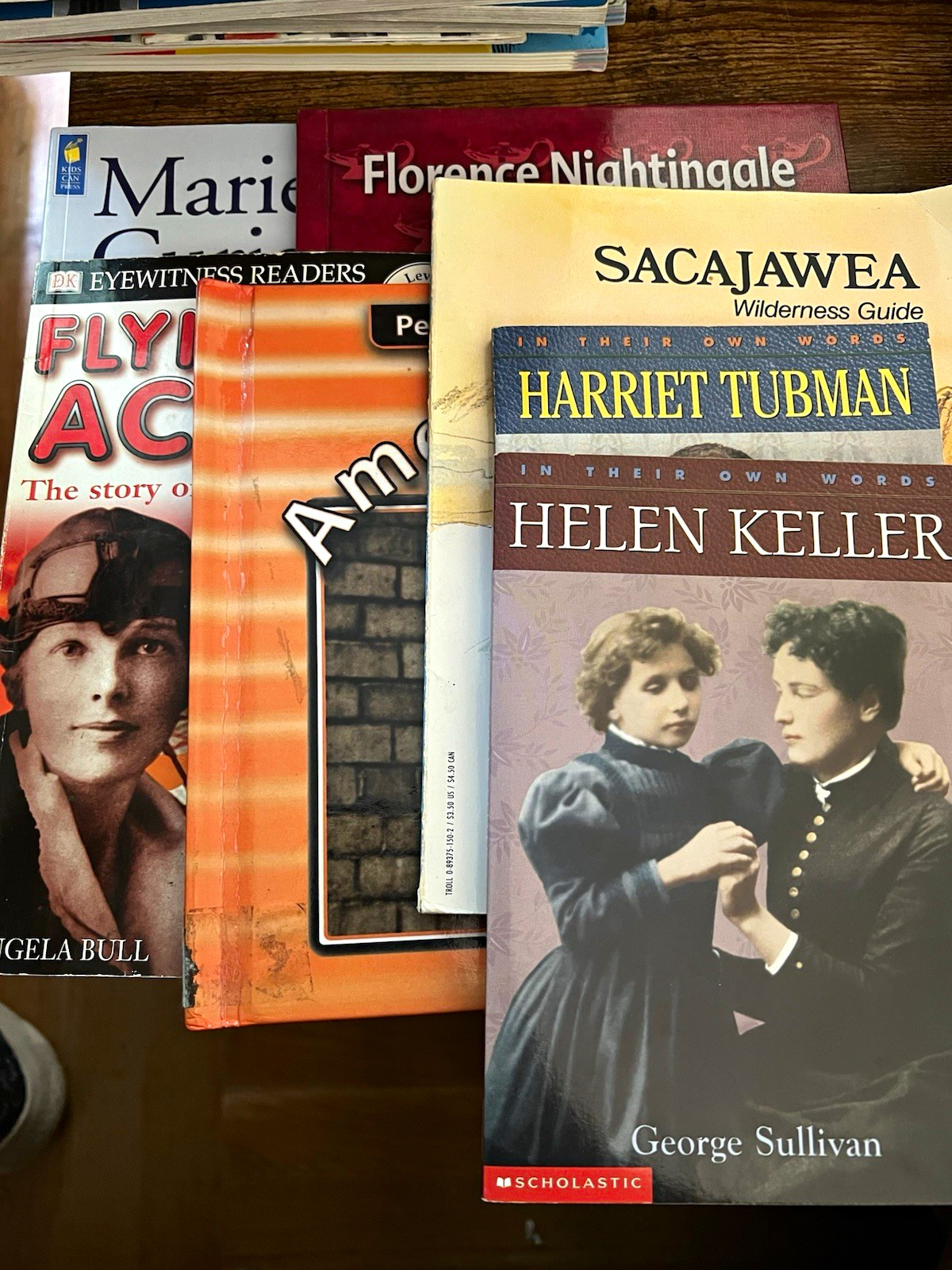 7 Book Lot of Women in History
